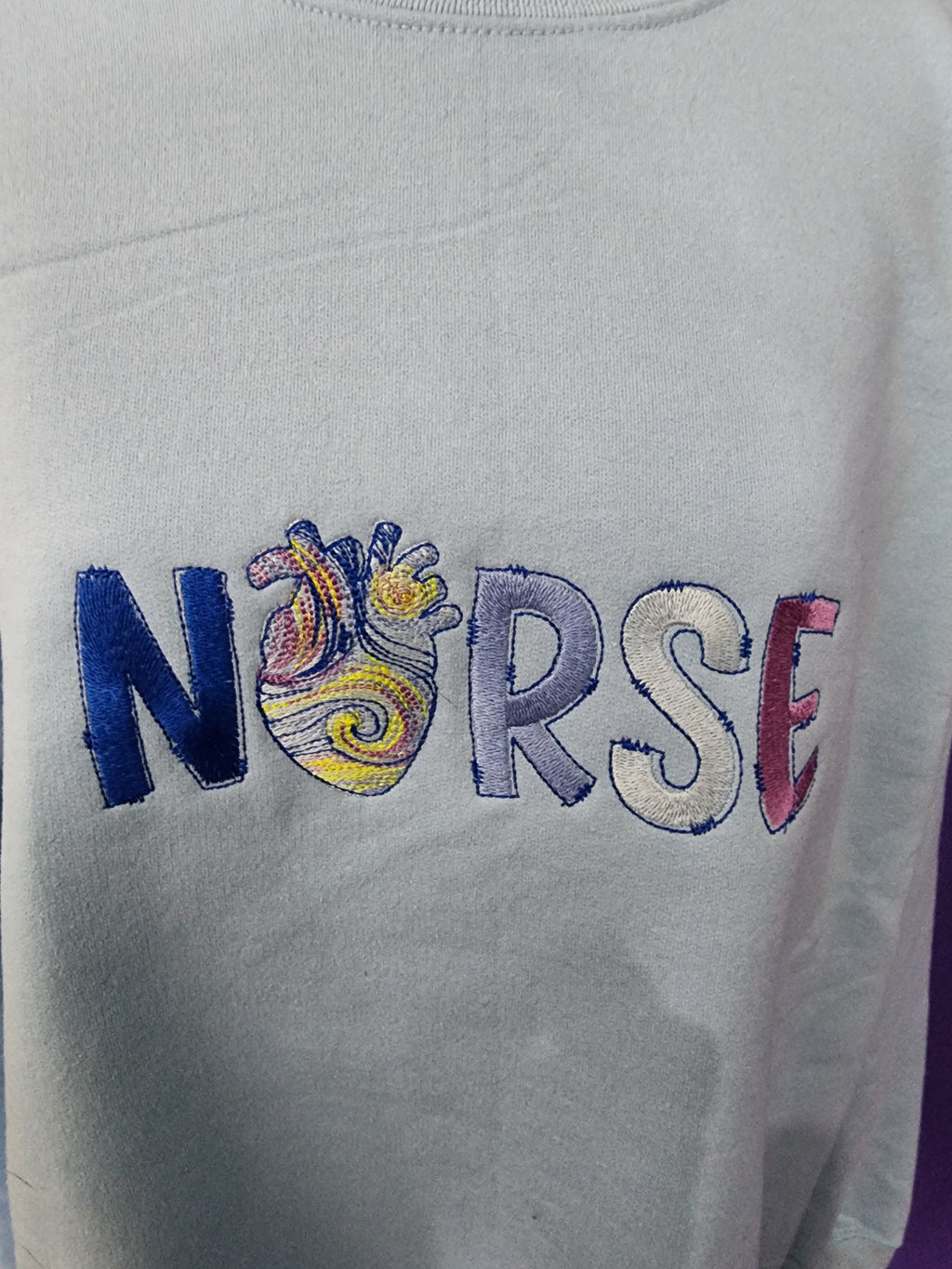 Van Gogh Inspired Heart Nurse Tee