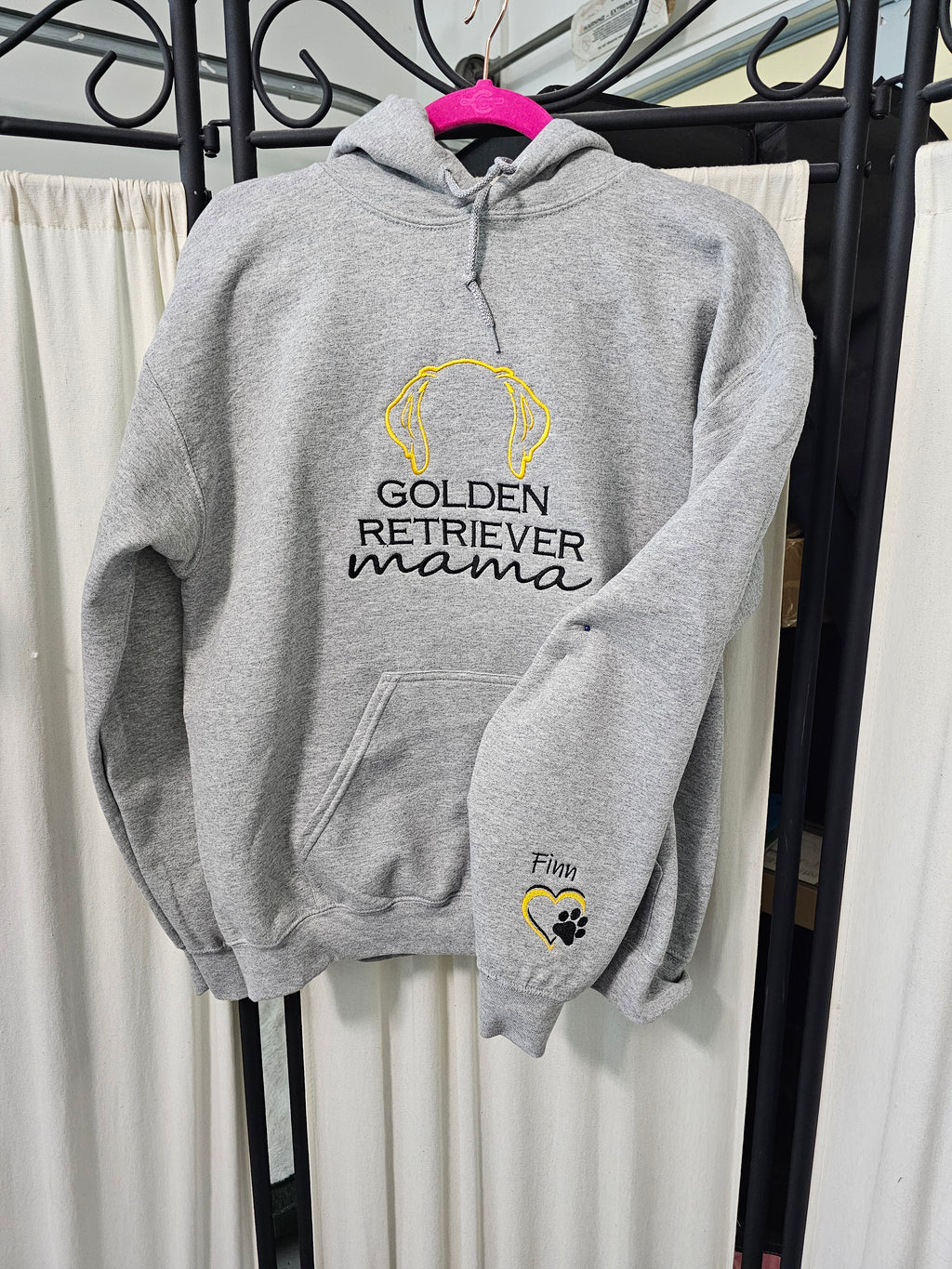 Dog Mom Embroidered Crewneck