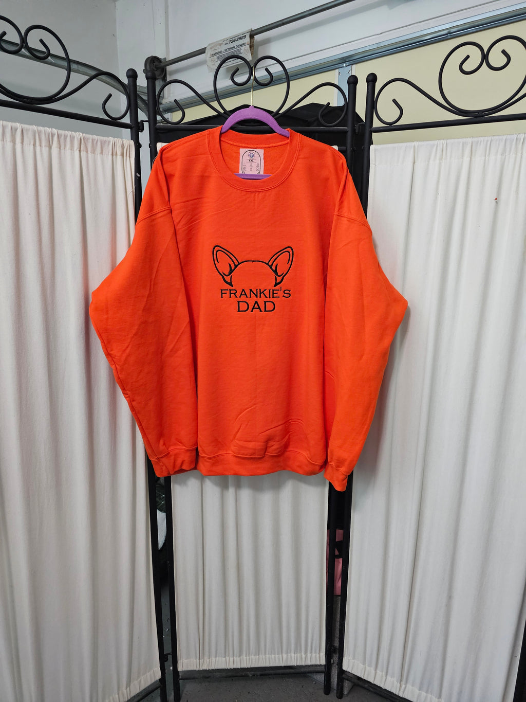 Dog Mom Embroidered Crewneck