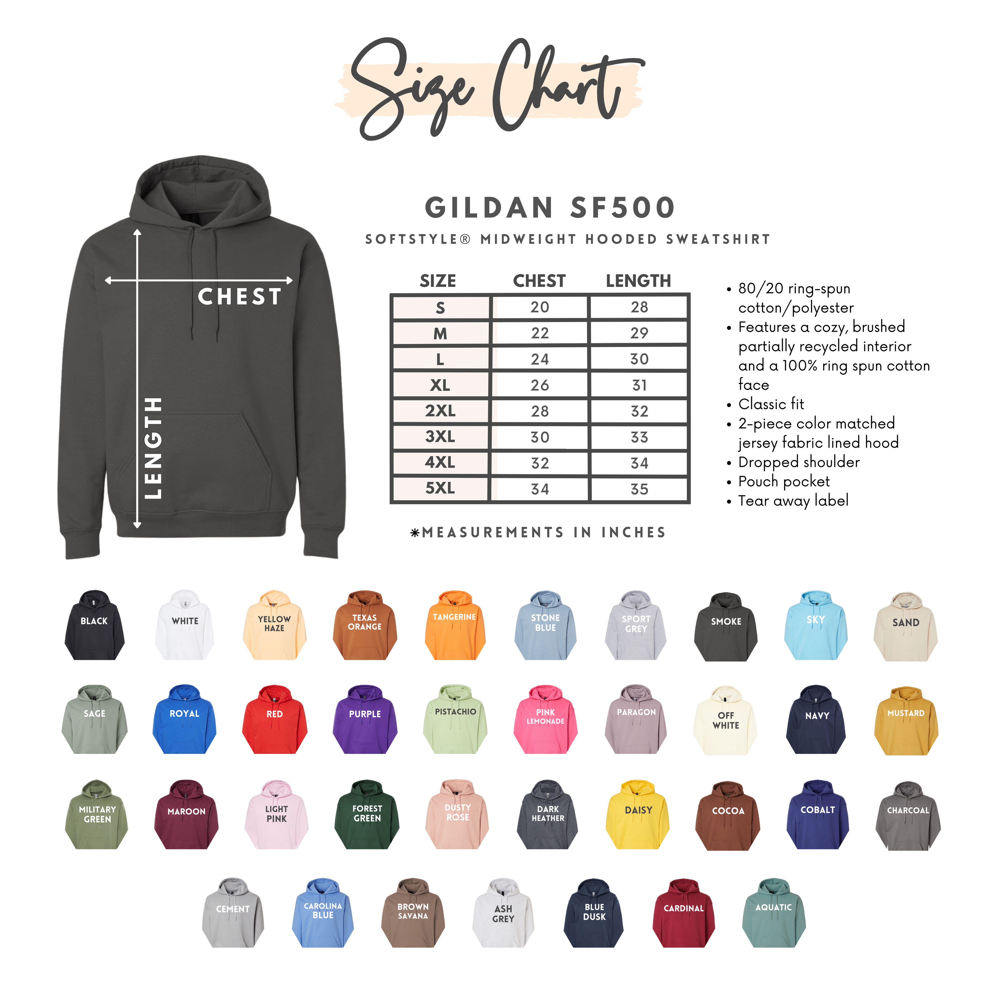 Embroidered Spring Silly Goose Pullover Hoodie