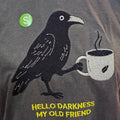 Hello Darkness Raven Pullover Hoodie