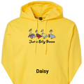 Embroidered Spring Silly Goose Pullover Hoodie