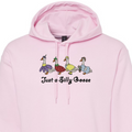 Embroidered Spring Silly Goose Pullover Hoodie