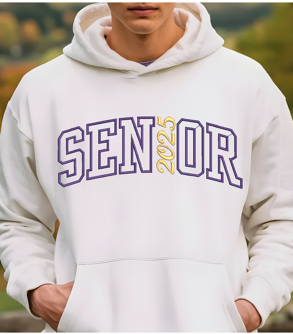Senior Class Custom Year Applique Hoodie