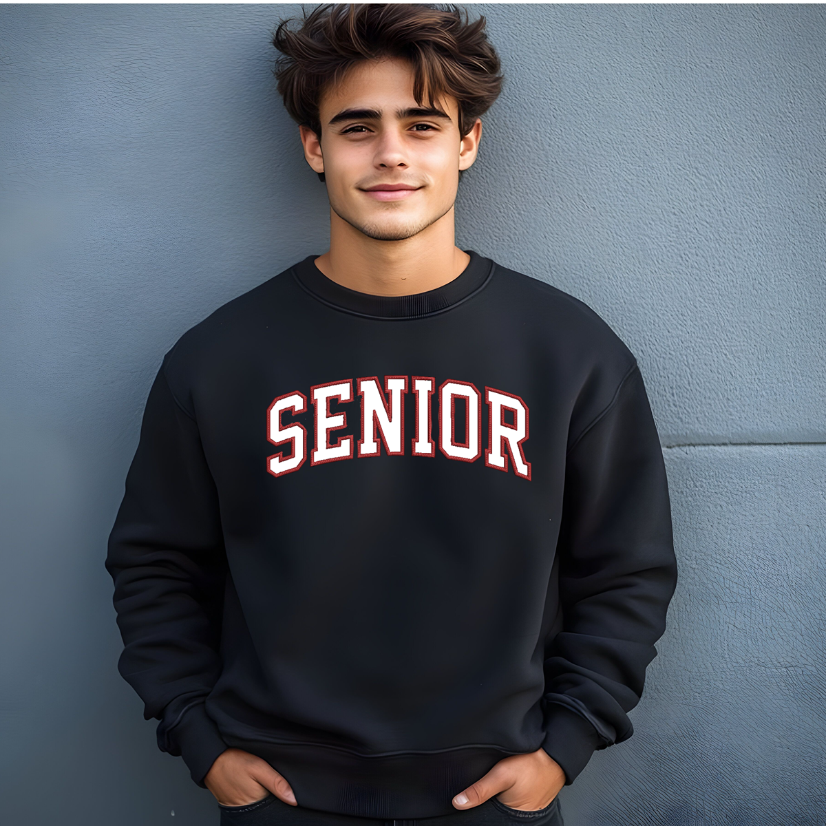 Senior Applique Crewneck