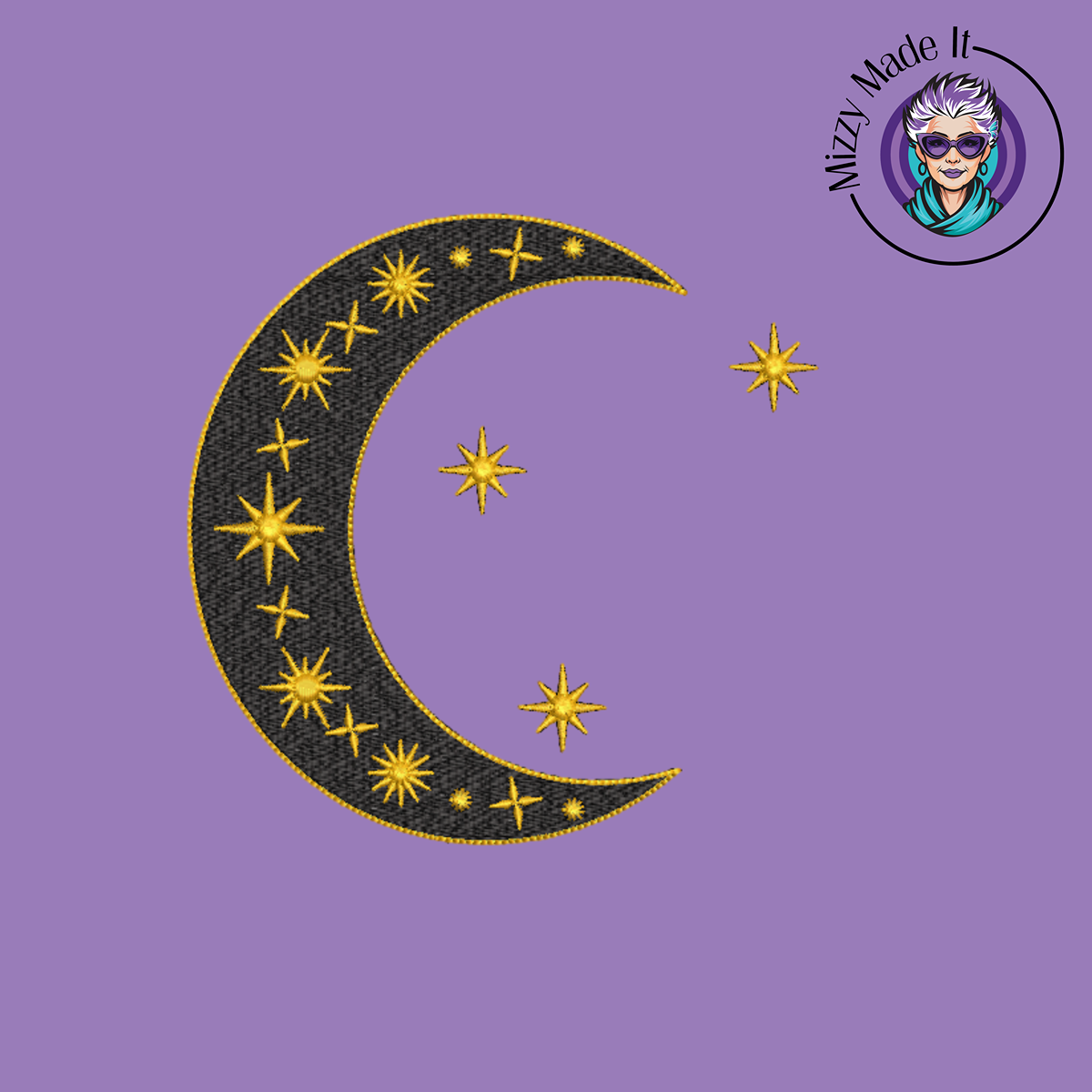 Celestial Mama Applique Crewneck