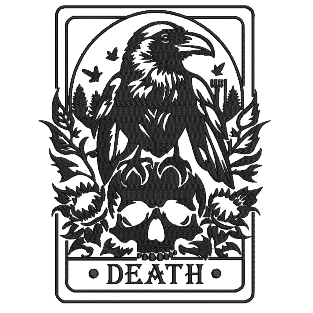 Death Tarot Crop Hoodie