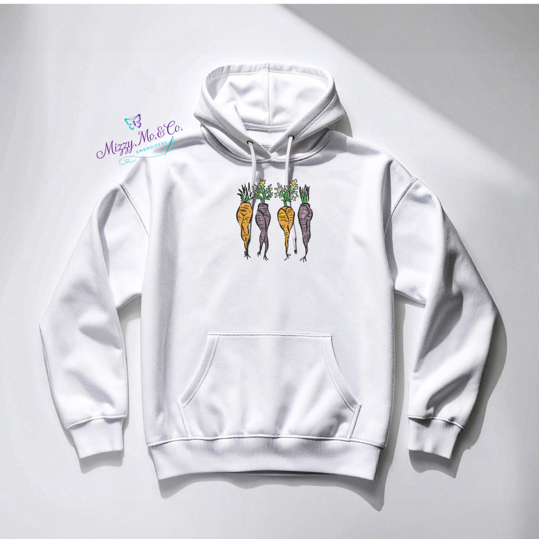 Carrot Legs Pullover Hoodie