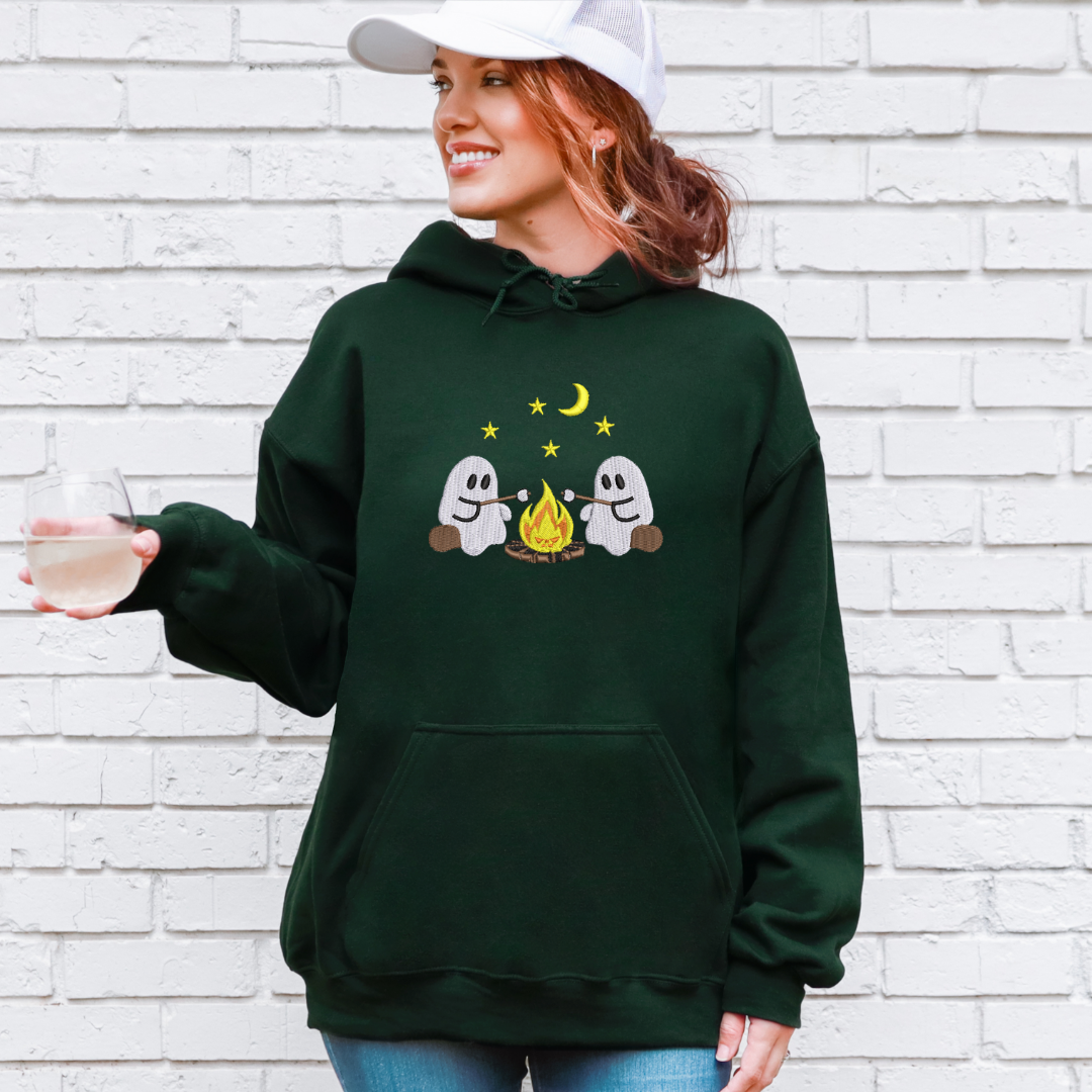 Ghost Campfire Pullover Hoodie--Adult sizes