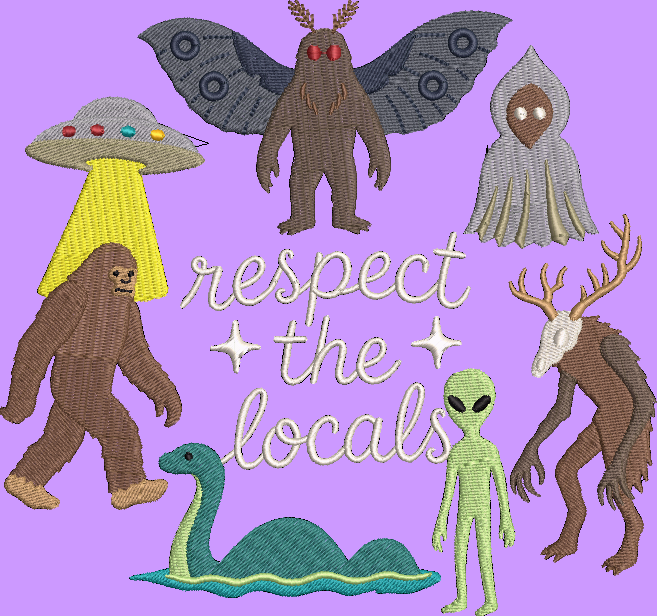 Cryptid--Respect The Locals Tshirt